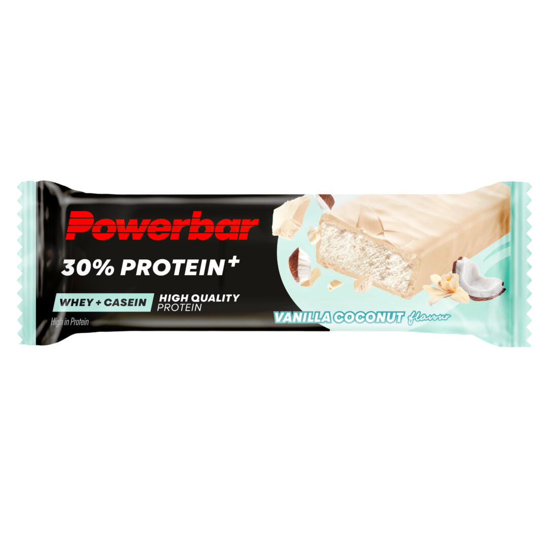 Powerbar - 30% Protein Plus Riegel - Vanille-Kokosnuss - Ausdauersport - Sport Ausdauer