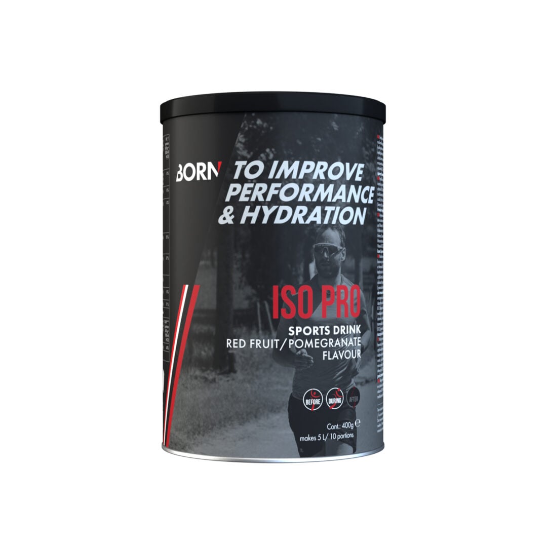 Born - Isopro - Rote Früchte - 400gr - Sportgetränk - Ausdauersport