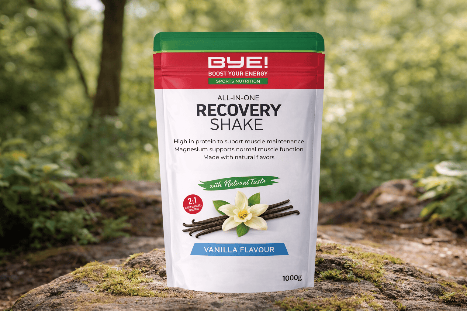BYE! – All-in-One Recovery Drink 1,0 kg – Vanille – Sports Endurance