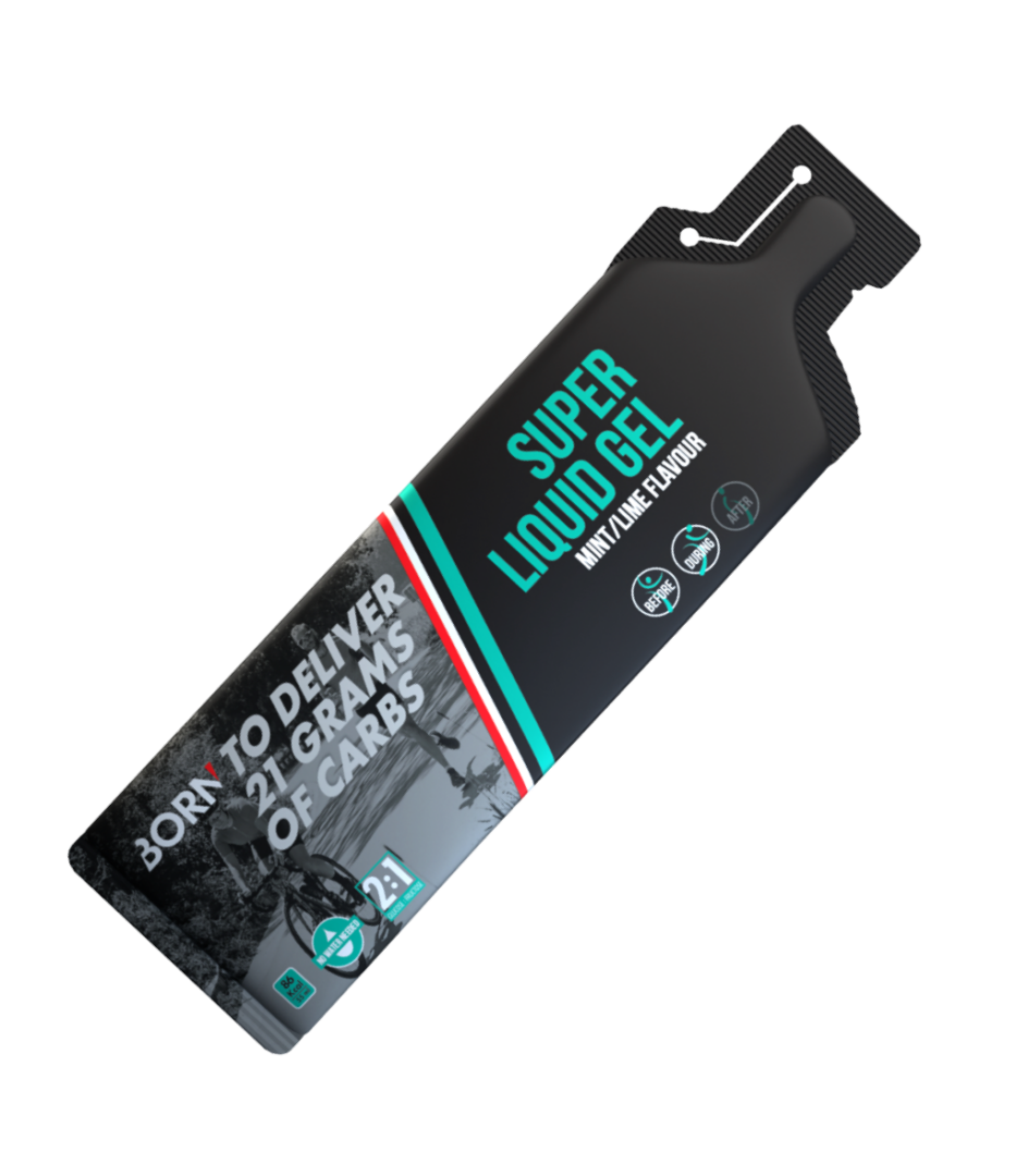 Born – Super Liquid Gel – Minz-Limette – Pro Stück – Ausdauersport