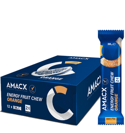 Amacx Energy Fruit Chew Orange Anzeige