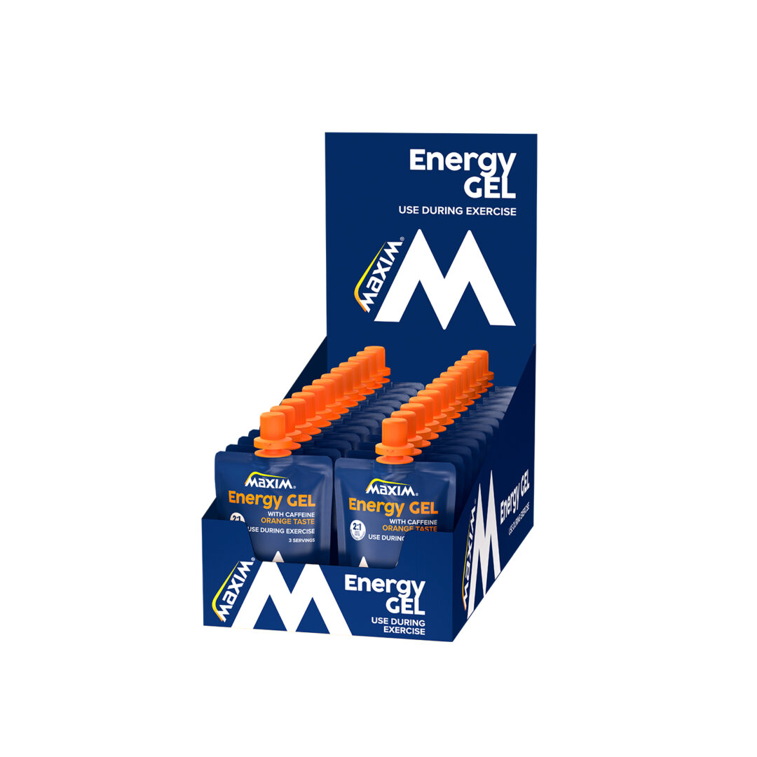 Maxim - Energy Gel 100gr - Orange - Display - Ausdauersport - Ausdauersport