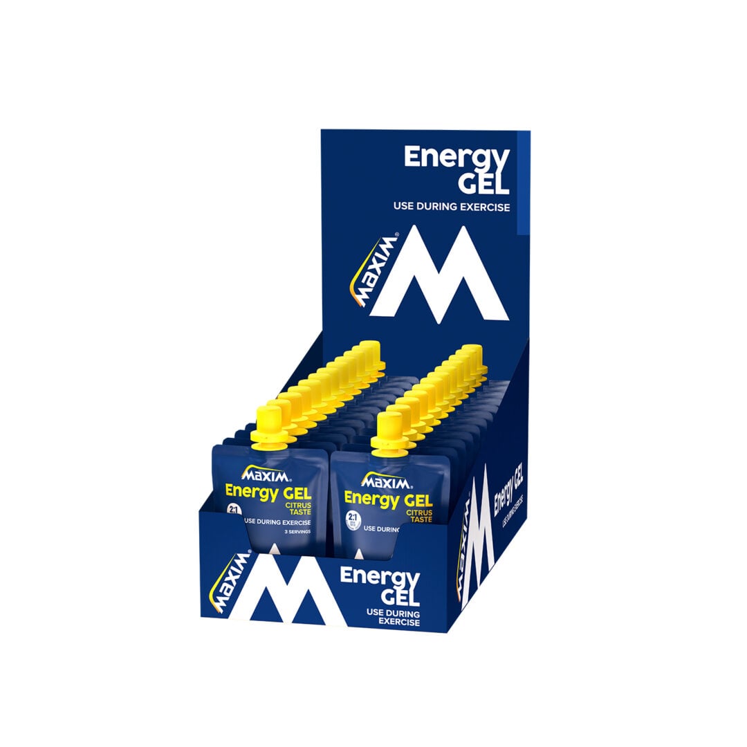 Maxim - Energy Gel 100gr - Citrus - Display - Ausdauersport - Ausdauersport