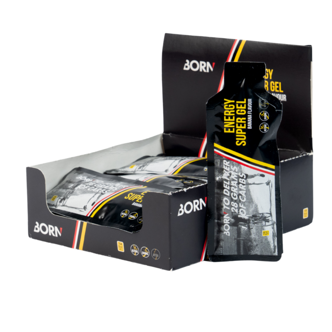 Born – Energy Super Gel – Banane – Display – Ausdauersport