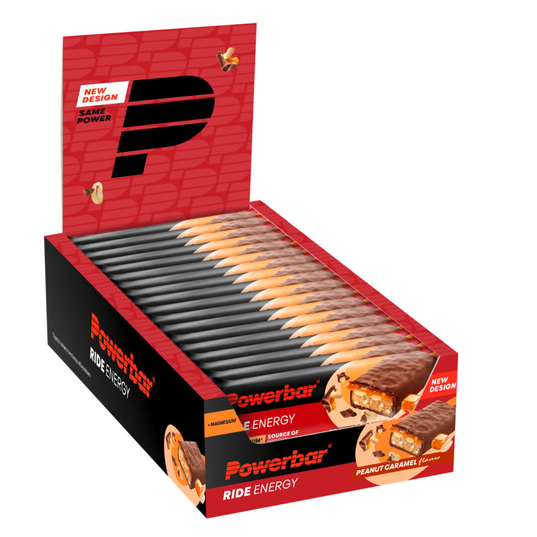 Powerbar - Ride Energy Riegel - Erdnuss Karamell - Display - Endurance Sports