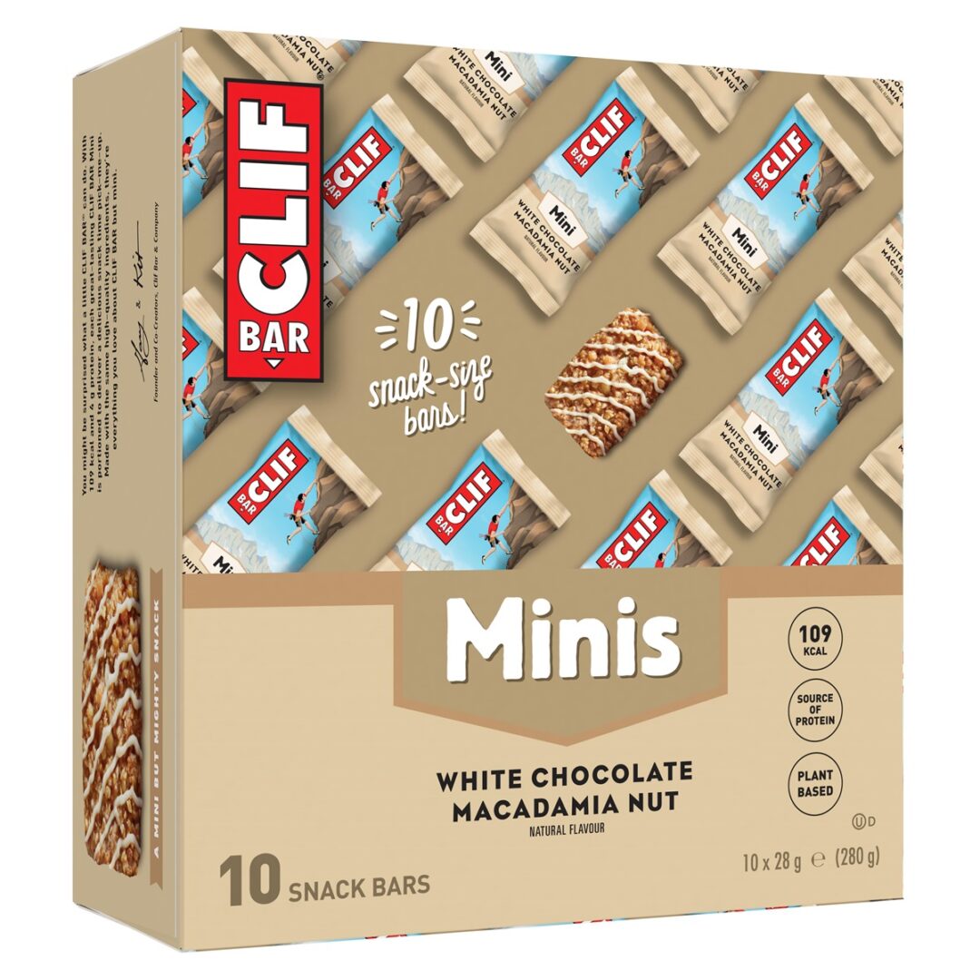 Clif – Mini Bar – Weiße Schokolade mit Macadamia-Nuss-Butter