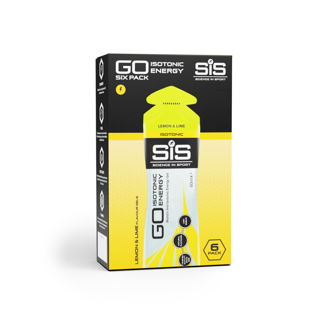 SiS – Go Gel 60 ml – 6er-Pack – Lemon Lime – Ausdauersport
