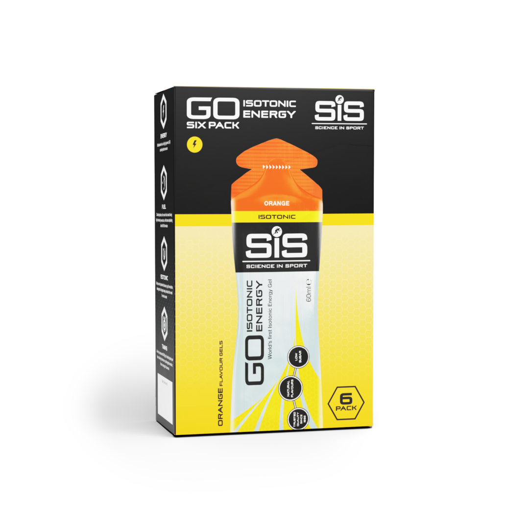 SiS – Go Gel 60 ml – 6er-Pack – Orange – Ausdauersport