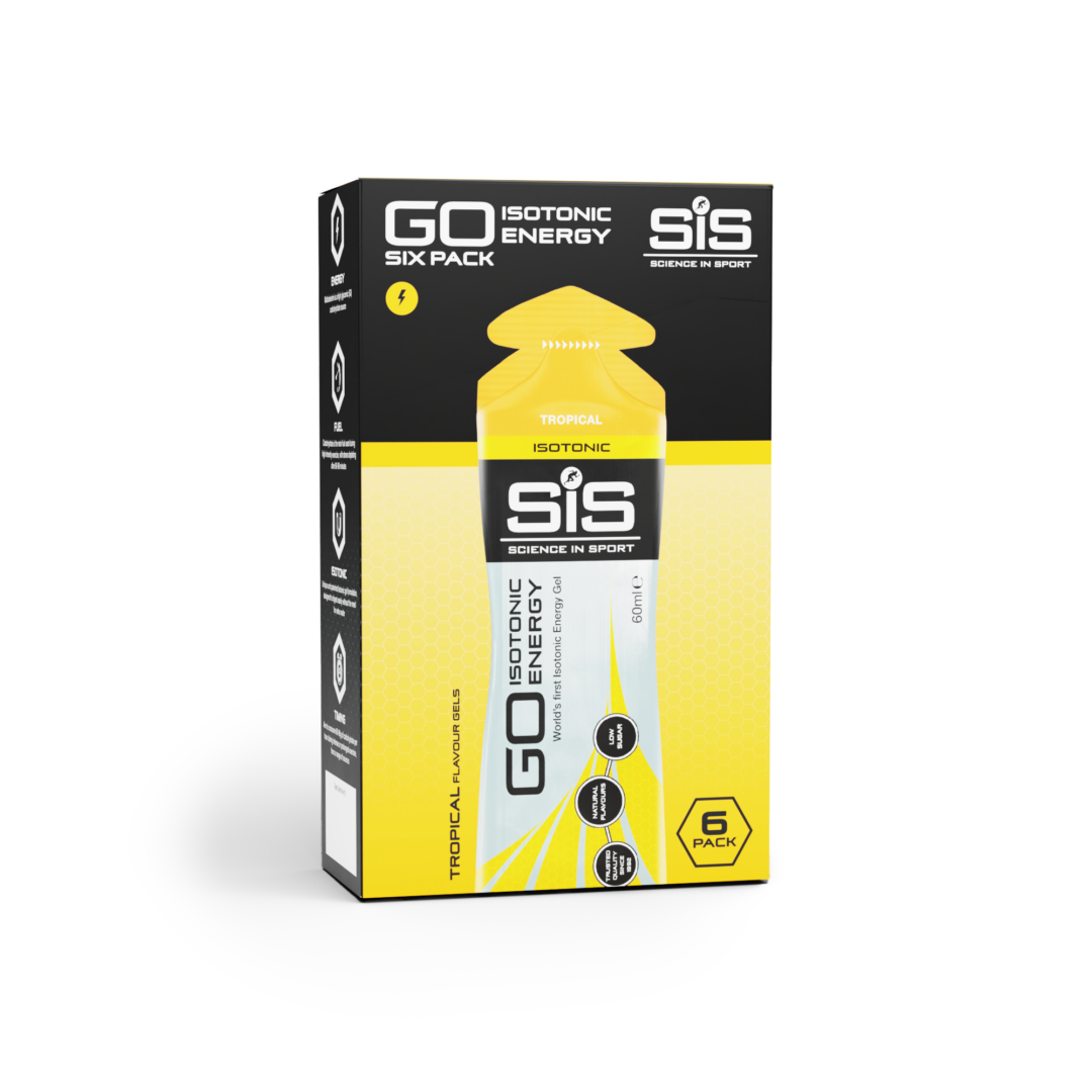 SiS – Go Gel 60 ml – 6er-Pack – Tropical – Ausdauersport