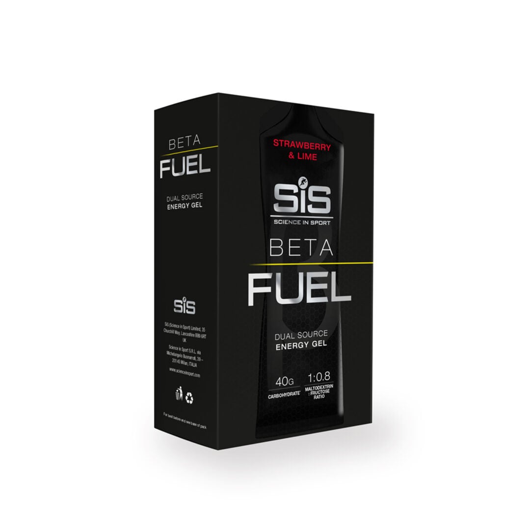 SiS - Beta Fuel Gel 6er Pack - Erdbeere &amp; Limette - Ausdauersport - Sport Ausdauer