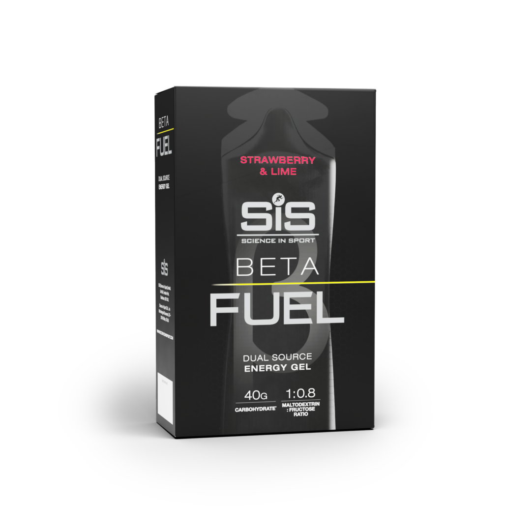 Beta Fuel + Gel 60 ml – Erdbeere-Limette – 6er-Pack – Sports Endurance