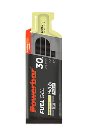 PowerBar Black Line Fuel 30 Gel 50 ml - Zitrone + Koffein - Ausdauersport