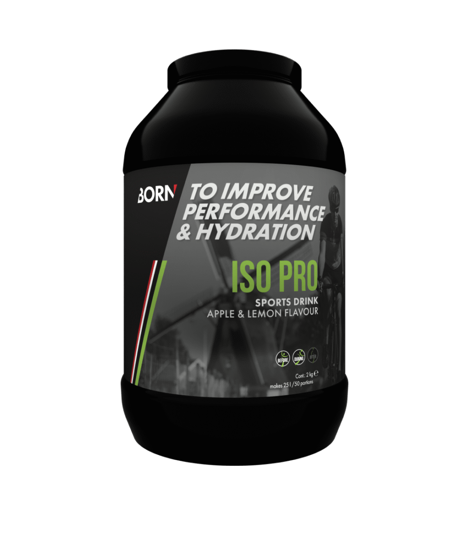 Born - Iso Pro 2kg - Apfel-Zitrone - Ausdauersport - Sport Ausdauer