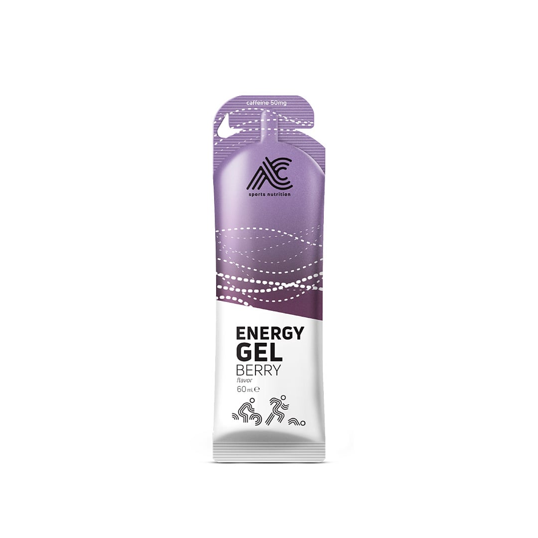 AC Sports Nutrition Energy Gel 60 ml - Beere Koffein - Ausdauersport