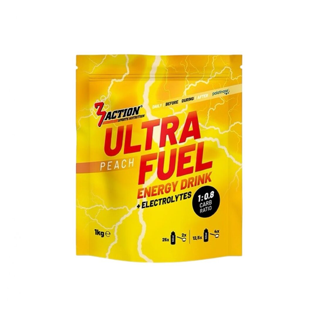 3Action Ultra Fuel Energy Drink 1,0 kg - Pfirsich - Ausdauersport