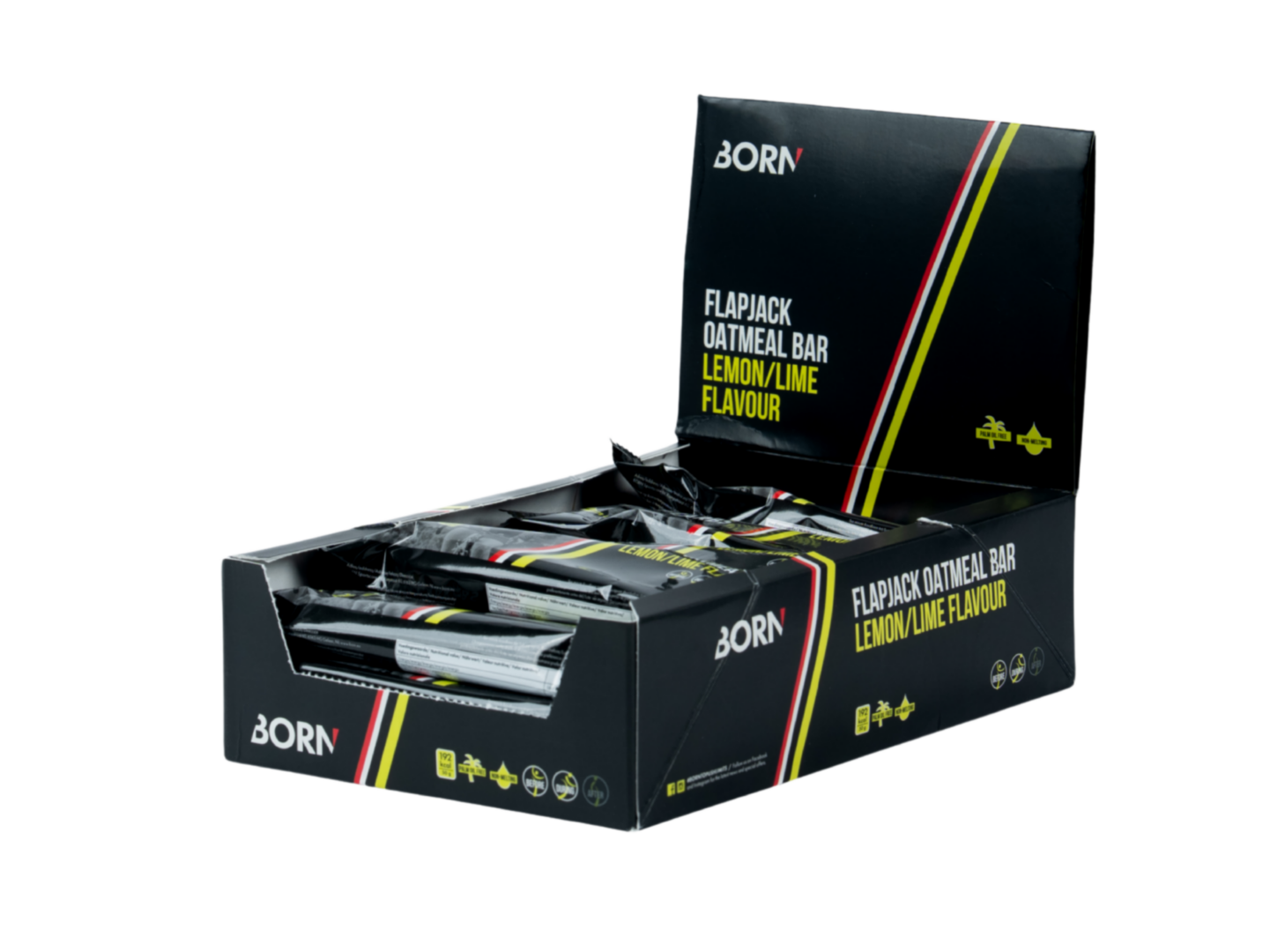 Born – Flapjack-Riegel – Lemon Lime – Pro Stück – Sports Endurance