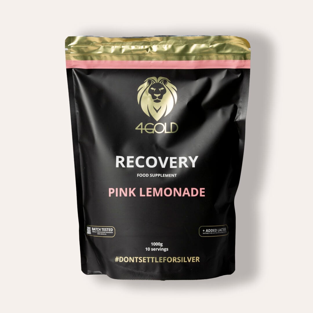 4Gold - Recovery Drink - Pink Lemonade - 1000 gr - Ausdauersport - Ausdauersport