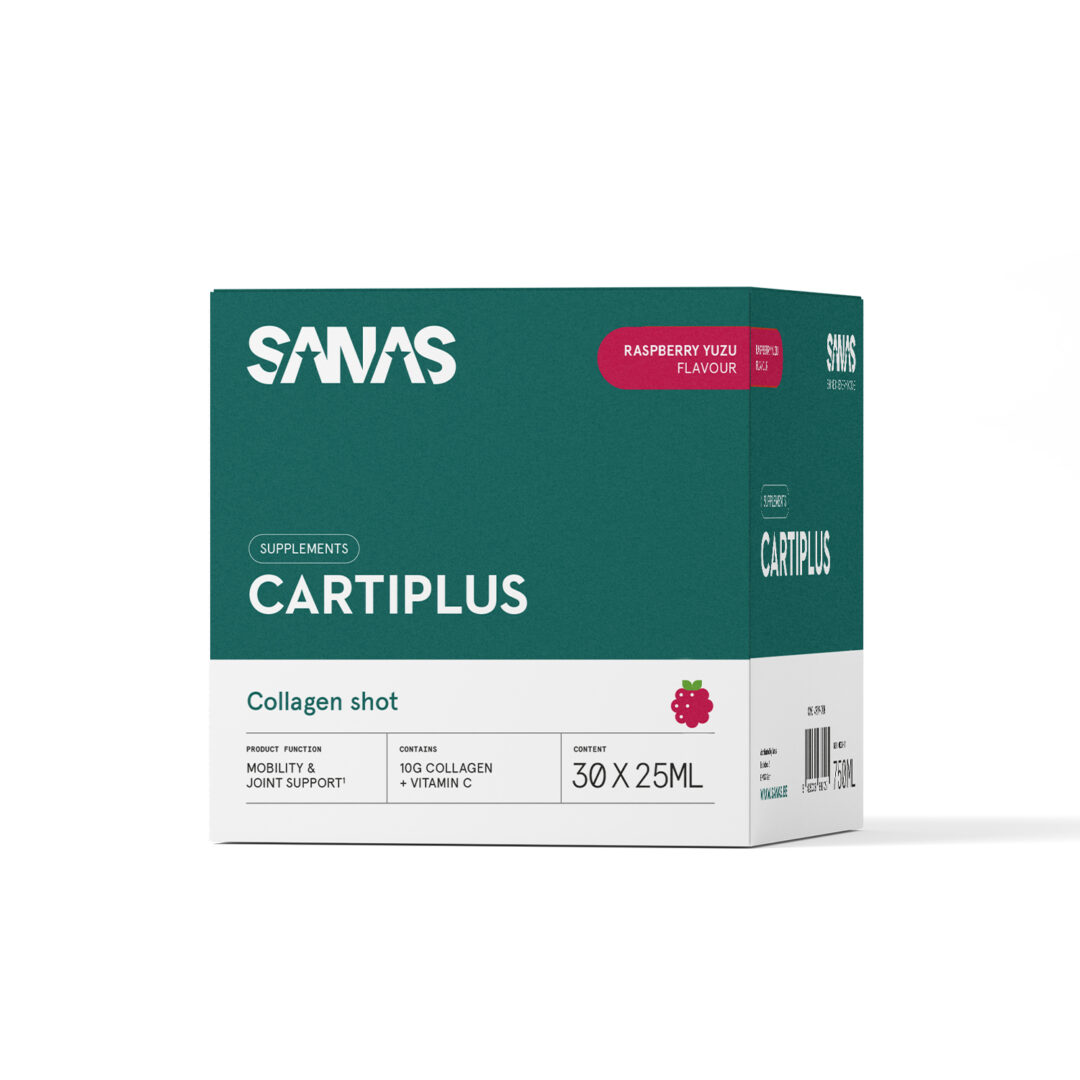 Sanas - Cartiplus - Box - Himbeere Yuzu - Ausdauersport