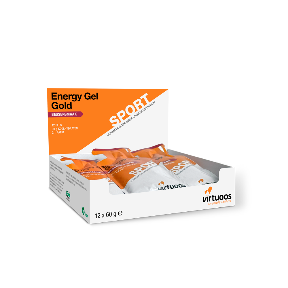 Virtuoos Energy Gel Gold - 12x Beeren - Ausdauersport