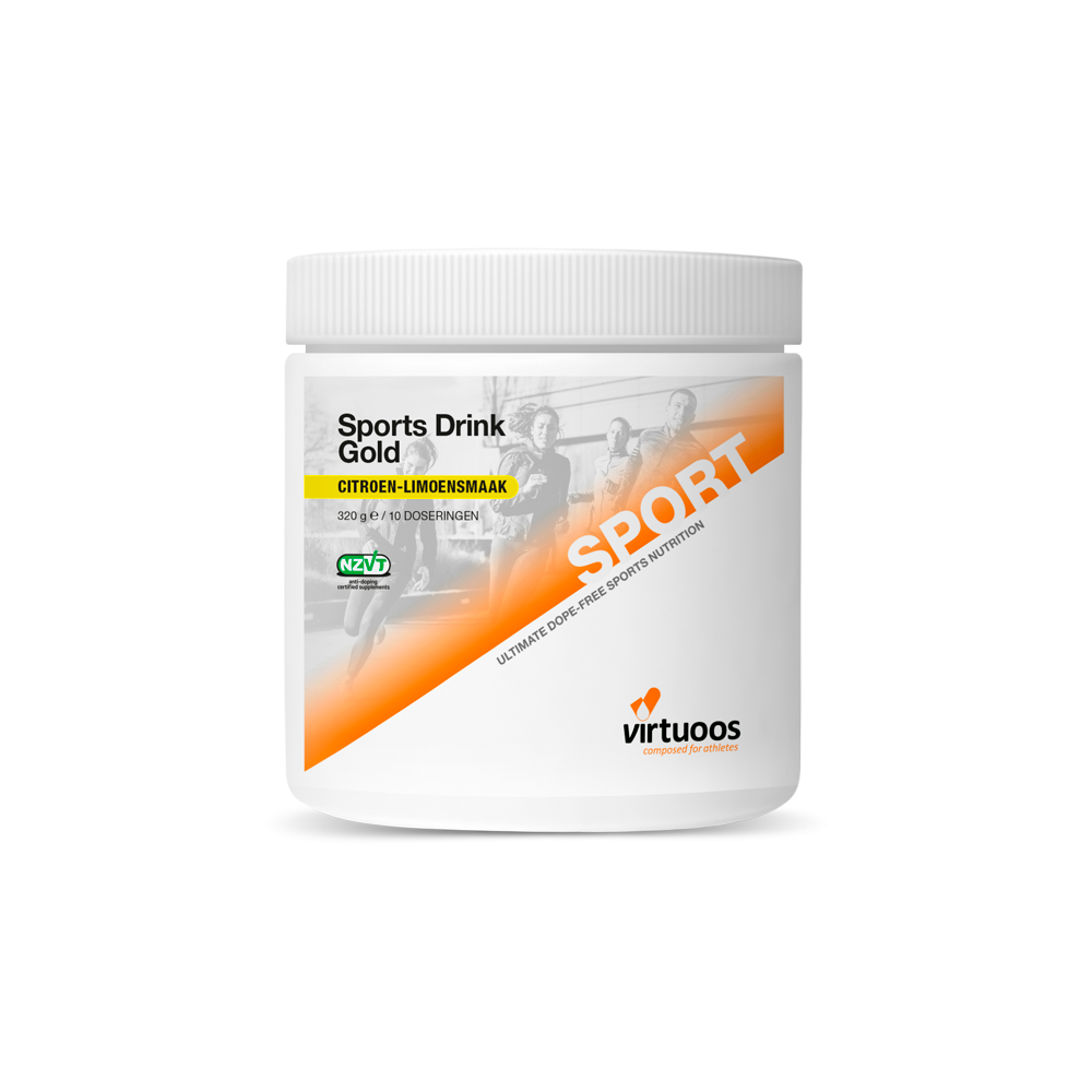 Virtuoos Sportgetränk Gold 320 gr - Zitrone - Ausdauersport