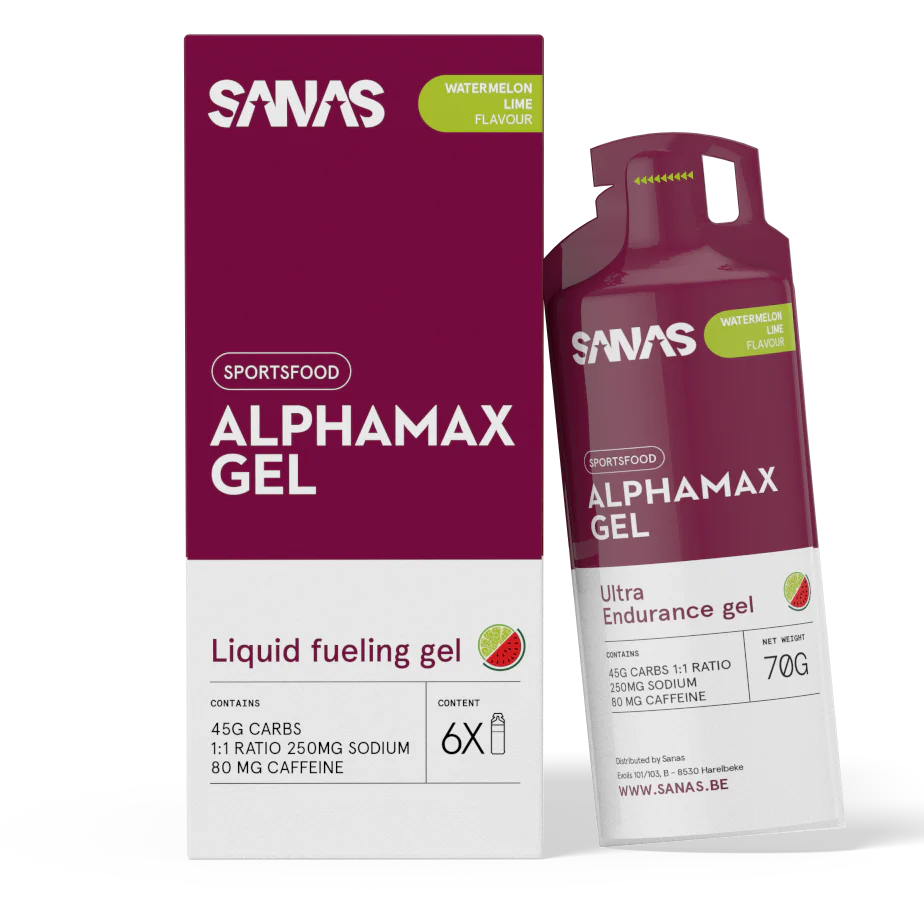 Sanas - Alpamax Gel 6 x 70 ml - Wassermelone-Limette - Ausdauersport