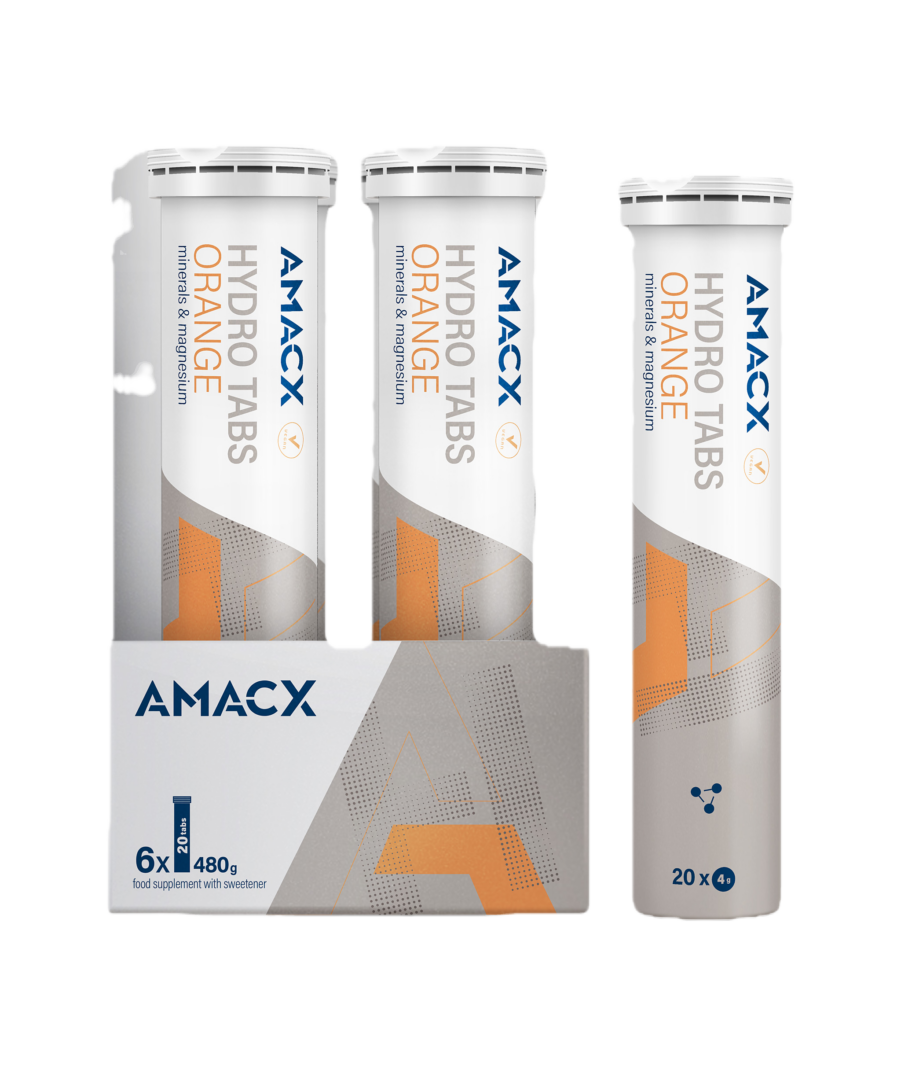 Amacx – Hydro Tabs Orange – Display mit 6 Stück – Sports Endurance