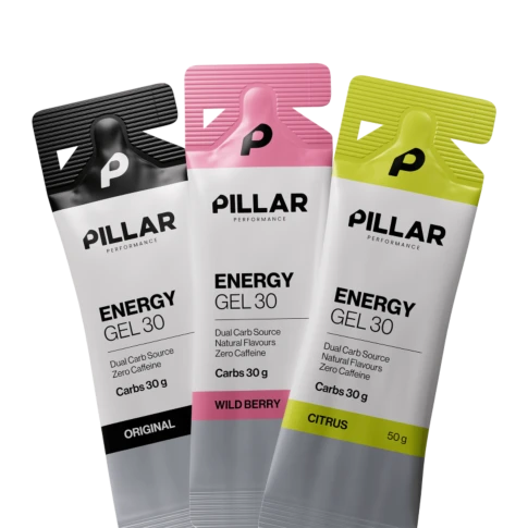 Pillar Performance – Energy Gel 30, pro Stück – Original (Neutral), Wildbeere, Zitrus – Ausdauersport